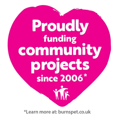 Proudly funding community projects since 2006. Learn more at burnspet.co.uk.
