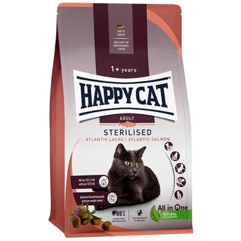 Happy Cat Sterilised Adult Zalm Kattenvoer