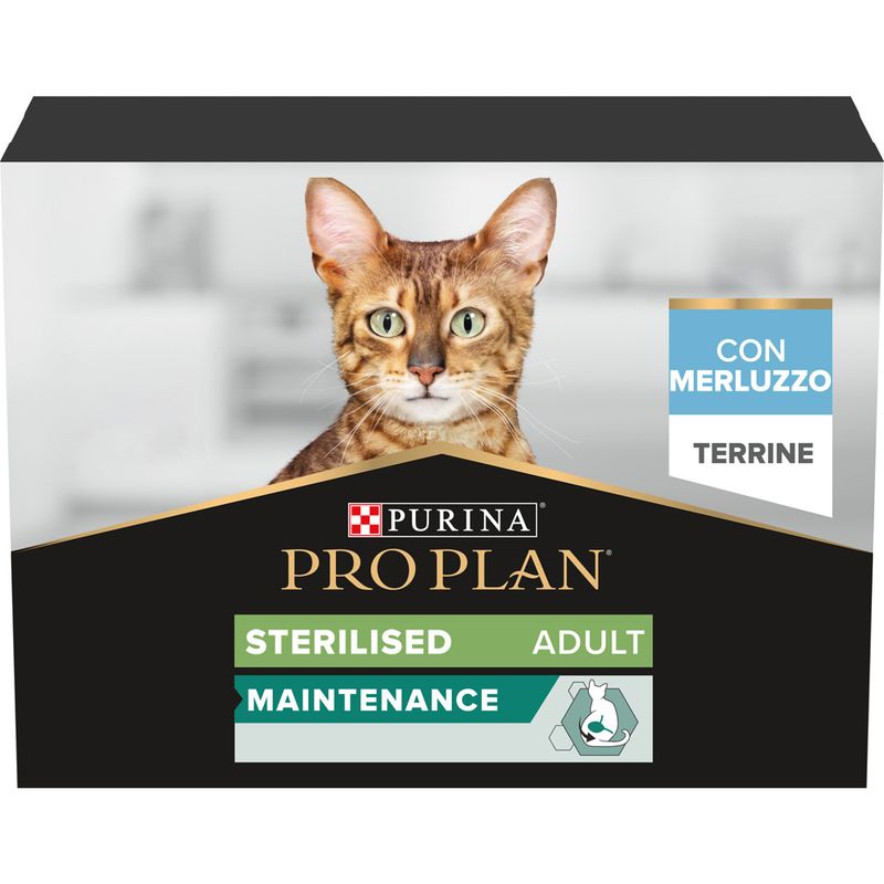 PURINA PRO PLAN Sterilised Adult Maintenance 10 x 85 g umido per gatto