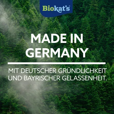 Biokat's. Made in Germany mit deutscher Gründlichkeit und bayrischer Gelassenheit.