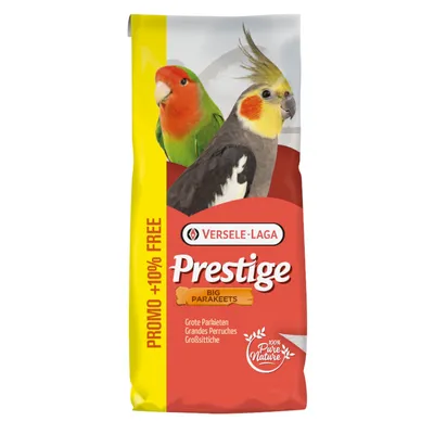 Versele-Laga Prestige Big Parakeets, Futter für Großsittiche, Promo +10% Free, 100% Pure Nature.