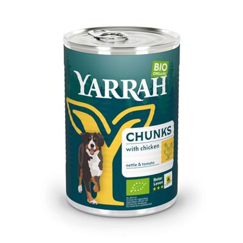 Yarrah Bio Gemengd Probeerpakket 6 x 400/405 g Hondenvoer