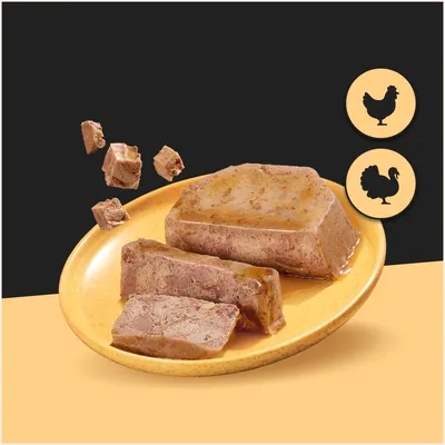 Cesar Classic Terrine Trays Rich in Chicken & Turkey - 14 x 150g