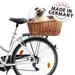 Aumüller Hunde-Fahrradkorb für Gepäckträger mit Schutzgitter