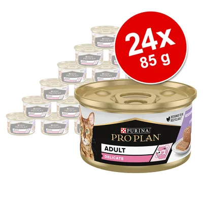 Purina Pro Plan Voordeelpakket Natvoer 24 x 85 g Kattenvoer