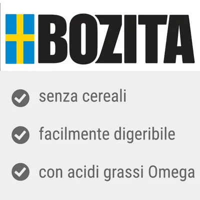 BOZITA, senza cereali, facilmente digeribile, con acidi grassi Omega
