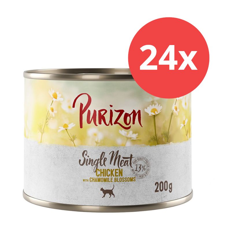 Sparpaket Purizon Single Meat 24 x 200 g