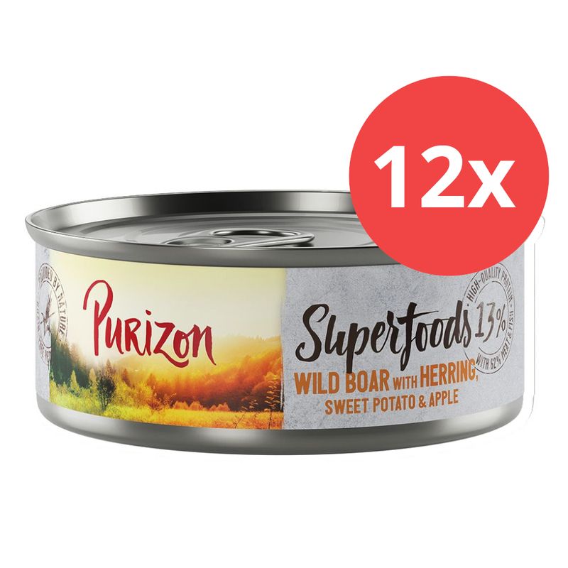 Sparpaket Purizon Superfoods 12 x 70 g