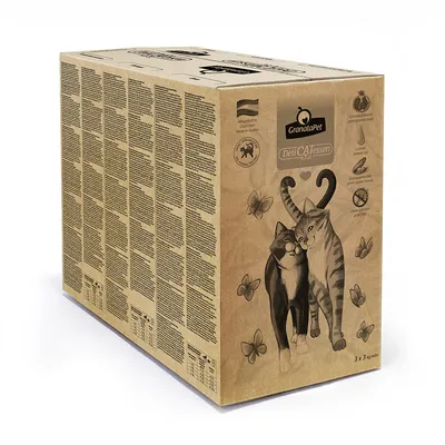 GranataPet DeliCATessen krmivo pro kočky, vyrobené v Rakousku, bez obilovin, s granátovým jablkem a lososovým olejem. Balení: 3 x 3 kg.