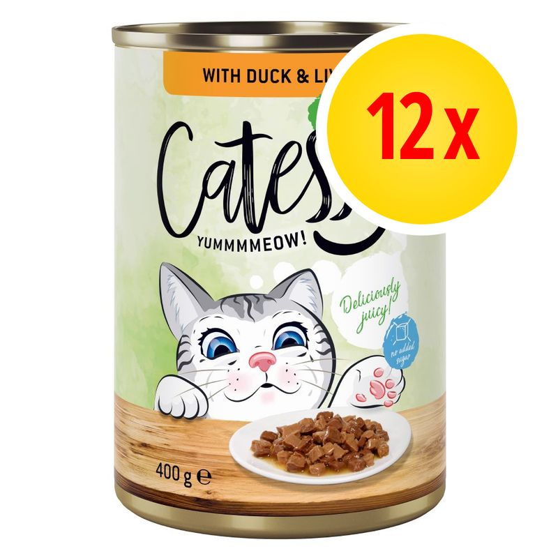 Bocconcini in Salsa o Gelatina Catessy 12 x 400 g Umido per gatto