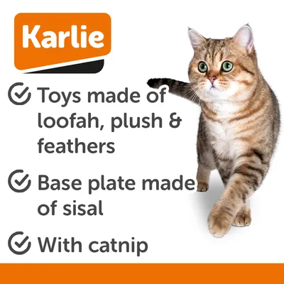 Karlie Cat Toy Nava Sisal and Loofah