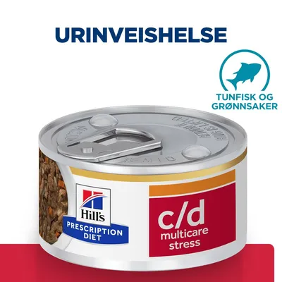 Hill's Prescription Diet c/d Multicare Stress Ragout med tunfisk og grønnsaker