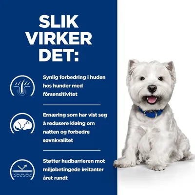 Hill's Derm Complete Mini Prescription Diet til hunder