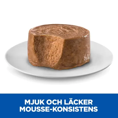 Mjuk och läcker mousse-konsistens