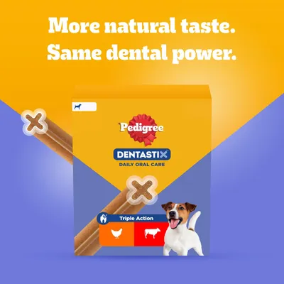 Pedigree Dentastix Daily Dental Sticks for Small Dogs (5 - 10 kg) - 35 Sticks (Chicken & Beef) Pedigree Dentastix Daily Dental Sticks for Small Dogs (5 - 10 kg) - 35 Sticks (Chicken & Beef)