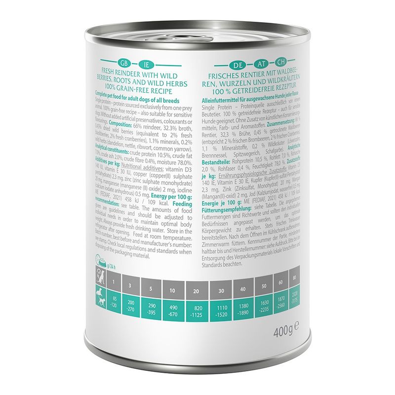Wolf of Wilderness Adult 6 x 400 g - Single Protein