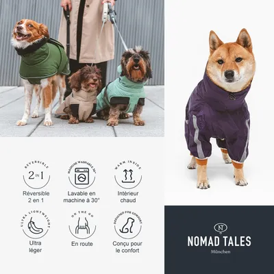 Nomad Tales Manteau Bloom Puffer, orange/beige