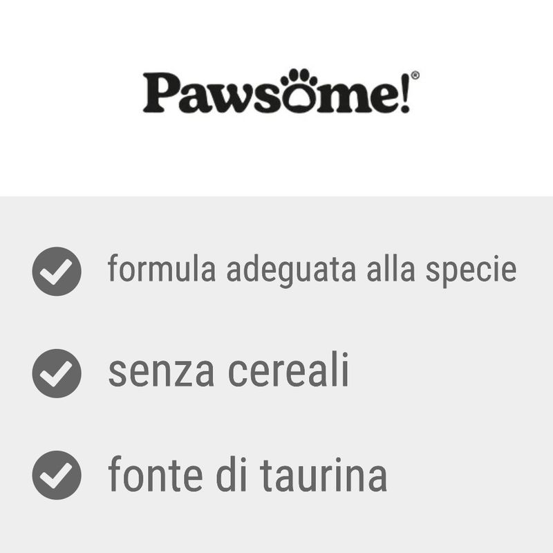 Pawsome Junior 4 x 85 g umido per gatto