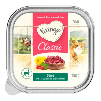 Feringa Classic Adult. Game mit Preiselbeeren und Löwenzahn, 100 g. Homemade Taste begins with Love. Feringa Classic Adult. Game mit Preiselbeeren und Löwenzahn, 100 g. Homemade Taste begins with Love.