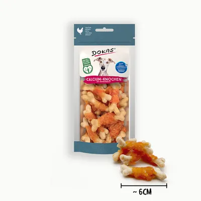 Dokas kalciumben med kycklingbröst 75 g