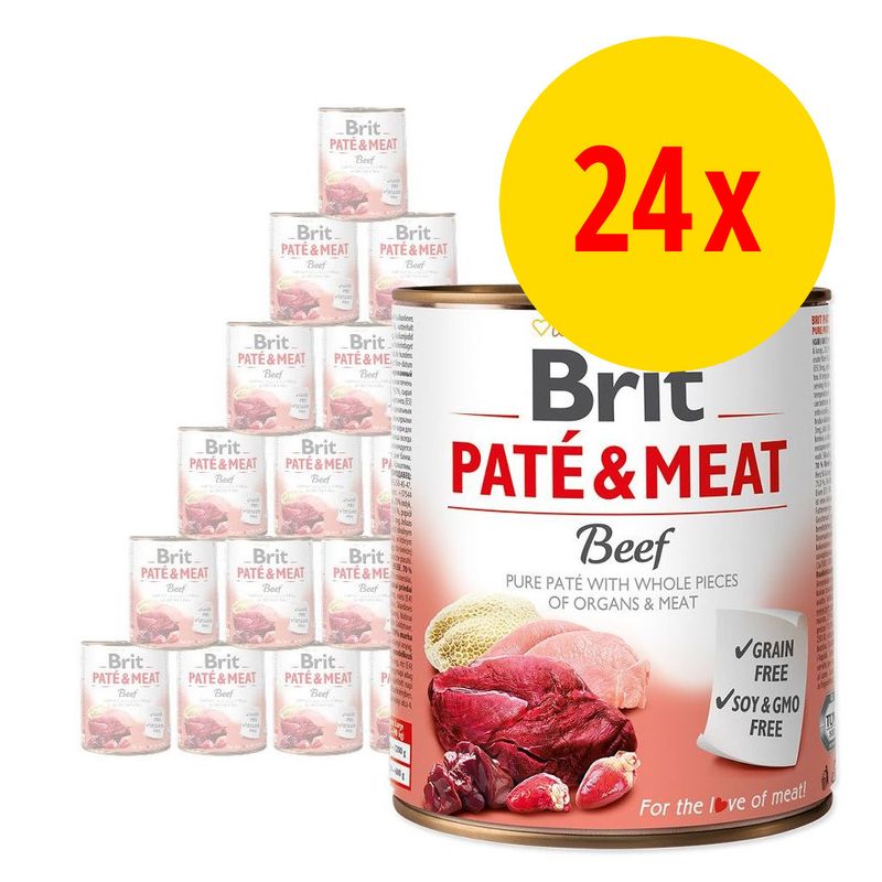 Brit Paté & Meat Adult, 24 x 800 g
