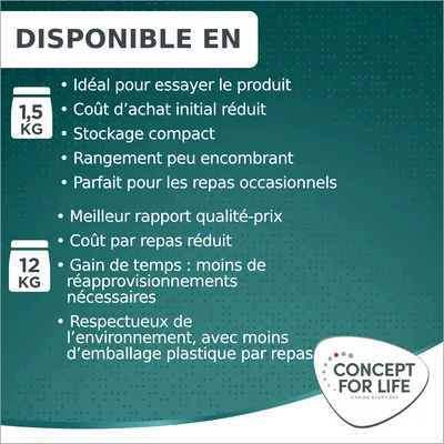 Concept for Life Large Senior pour chien