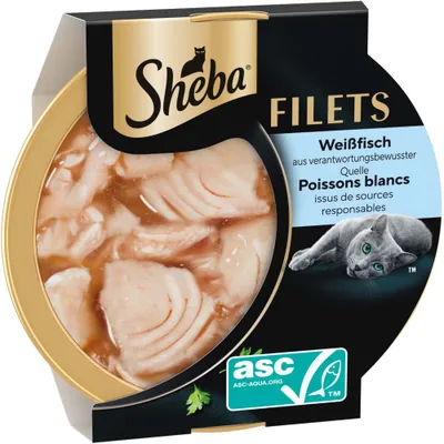 Sheba fileti bele ribe iz odgovornega vira, s certifikatom ASC. Belo meso rib iz odgovornih virov. Sheba fileti bele ribe iz odgovornega vira, s certifikatom ASC. Belo meso rib iz odgovornih virov.