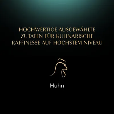 Hochwertige ausgewählte Zutaten für kulinarische Raffinesse auf höchstem Niveau. Huhn.