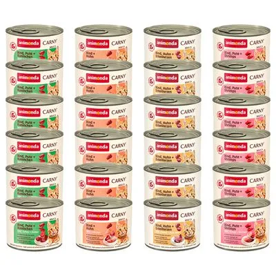 Ekonomipack: animonda Carny Adult 24 x 200 g