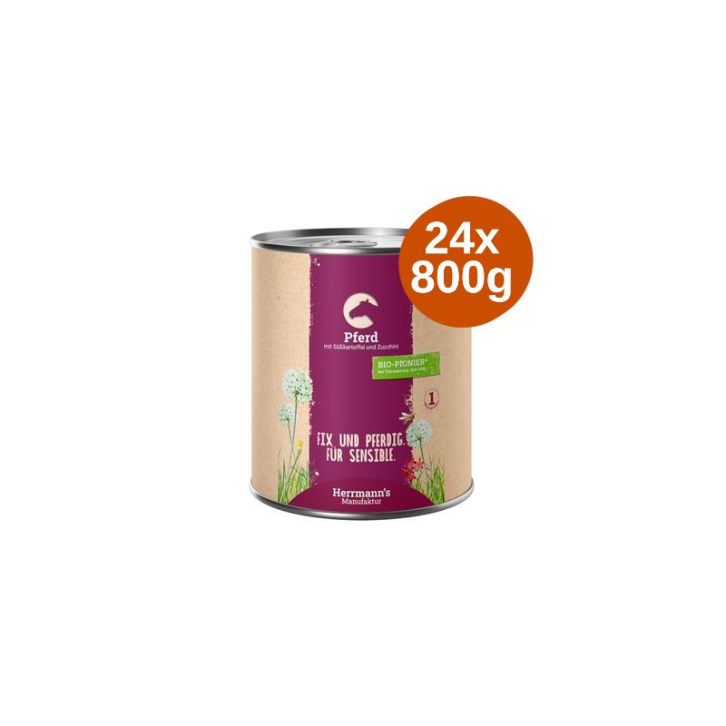 Sparpack: Herrmann's Ekologiska Menu / Menu Sensitive 24 x 800 g