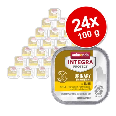 animonda Integra Protect Adult Urinary tálcás gazdaságos csomag 24 x 100 g