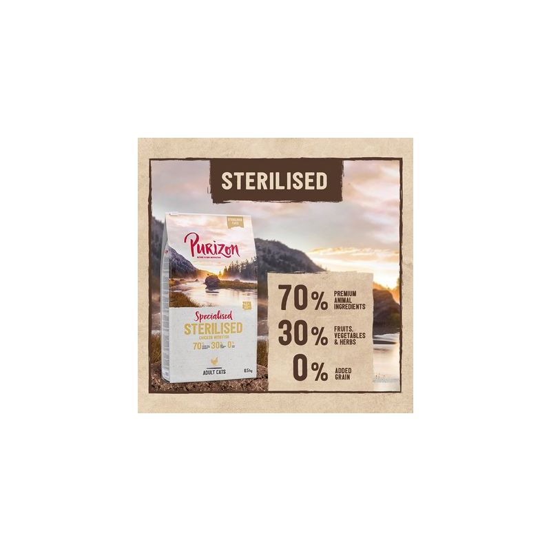 Purizon Sterilised Adult Grain-Free Chicken & Fish