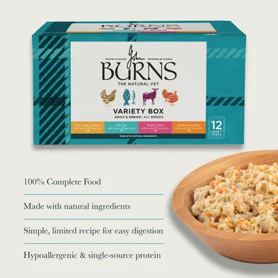 Burns Variety Box Wet Dog Food 12 x 150g - 12 x 150g Burns Variety Box Wet Dog Food 12 x 150g - 12 x 150g