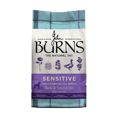 Burns Adult & Senior Sensitive Anatra & Riso integrale - 12 kg Burns Adult & Senior Sensitive Anatra & Riso integrale - 12 kg