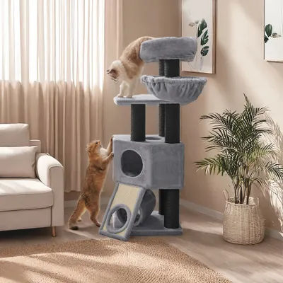 Feandrea Cat Tree - Grey/Black - cat tree Feandrea Cat Tree - Grey/Black - cat tree