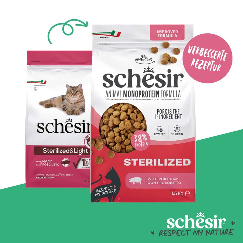Schesir Sterilized & Light mit Schinken