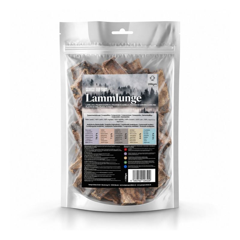 George & Bobs Hundesnacks Lammlunge