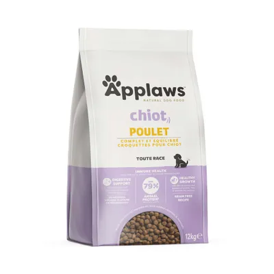 Applaws All Breed Puppy poulet - lot économique : 2 x 12 kg Applaws All Breed Puppy poulet - lot économique : 2 x 12 kg
