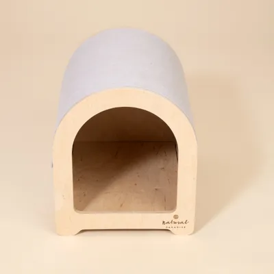 Natural Paradise Maison pour chat Zinnia - L 38 x l 47 x H 44 cm Natural Paradise Maison pour chat Zinnia - L 38 x l 47 x H 44 cm