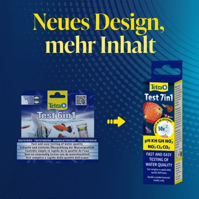Tetra Test 7 in 1 - 50 Teststreifen Tetra Test 7 in 1 - 50 Teststreifen