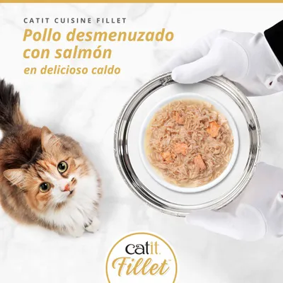Catit Cuisine Fillet de pollo - Filete de pollo con salmón (75 g) Catit Cuisine Fillet de pollo - Filete de pollo con salmón (75 g)