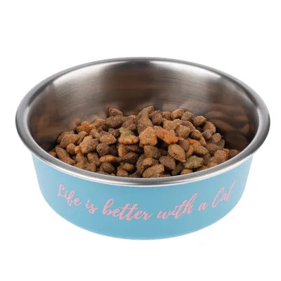 TIAKI zdjelica od nehrđajućeg čelika "Better With A Cat"