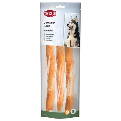 Trixie Denta Fun Rolls mit Huhn