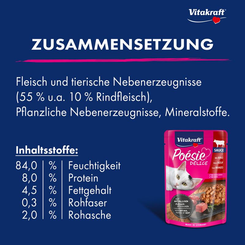 Vitakraft Poésie Délice 23 x 85 g