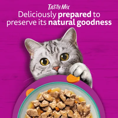 Whiskas 1+ Tasty Mix Catch of the Day in Gravy