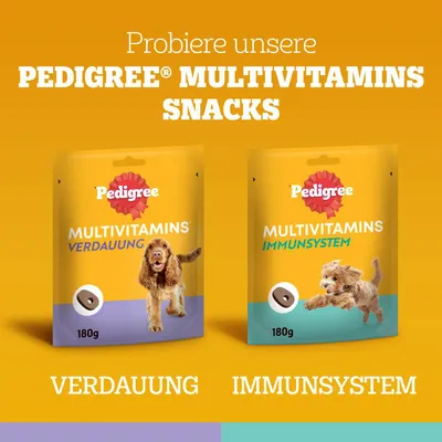 Pedigree Multivitamins prigrizki za prebavo in imunski sistem, 180g.