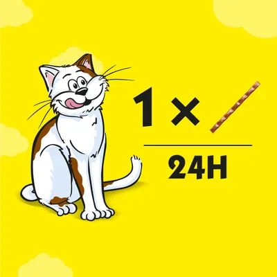 Feeding guide showing one stick per 24 hours