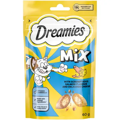 Dreamies Mix Cat Treats - Salmon & Cheese