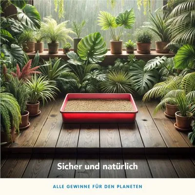 Almo Nature Plantaardige Kattenbakvulling - korrelige Textuur