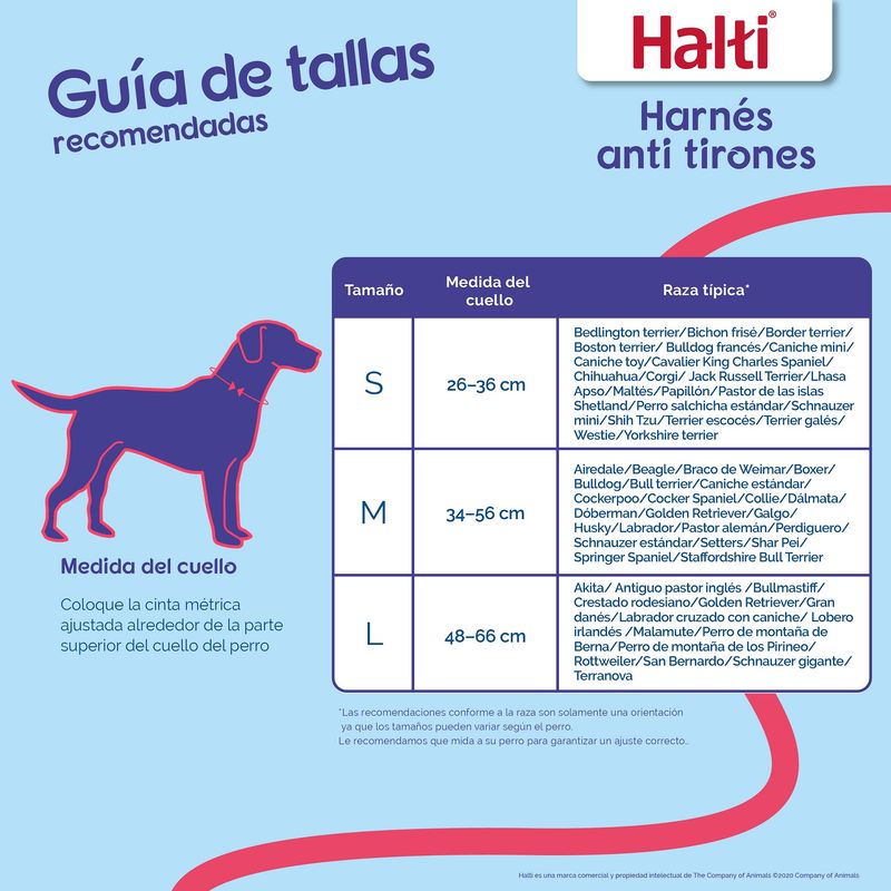 Collar antitirada HALTI para perros